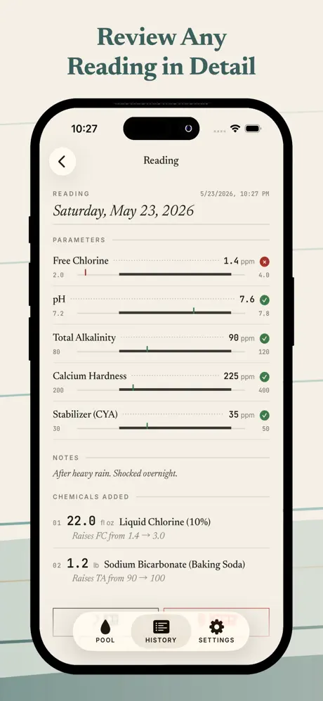 PoolLog - Water Test & Dose screenshot 6