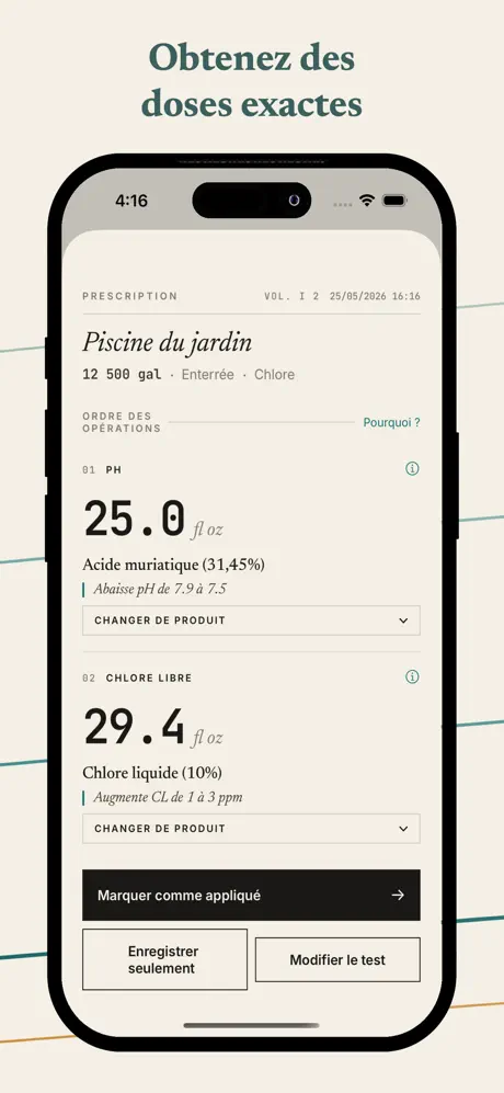 PoolLog - Test et Dose Piscine screenshot 2
