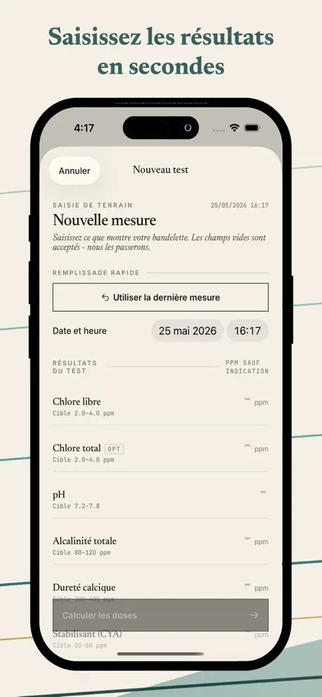 PoolLog - Test et Dose Piscine screenshot 3