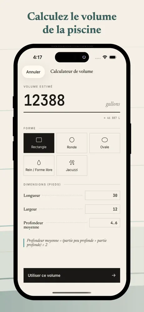 PoolLog - Test et Dose Piscine screenshot 7