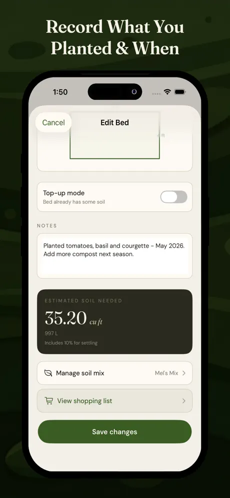 Raised Bed Soil Calculator screenshot 3