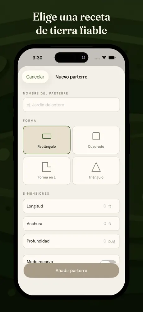 Calculadora Tierra Huerto screenshot 4