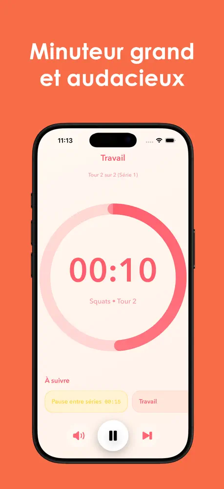 Minuteur Tabata - Roundly screenshot 2
