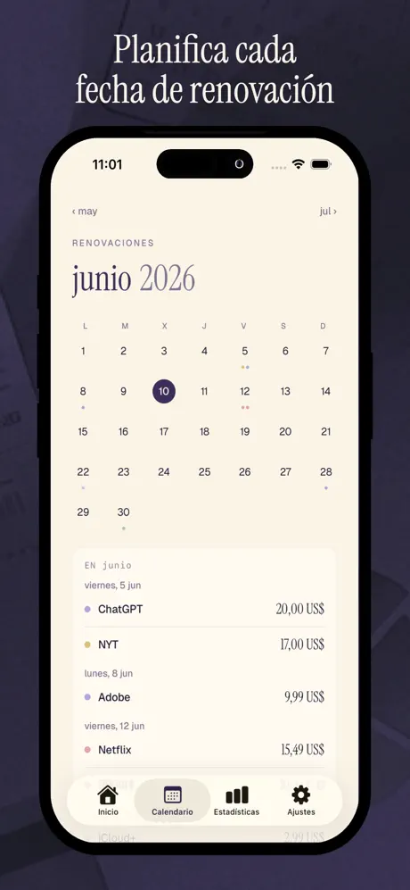 SubLog - Gestor Suscripciones screenshot 4