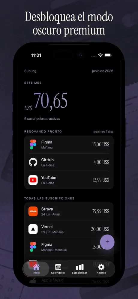 SubLog - Gestor Suscripciones screenshot 6