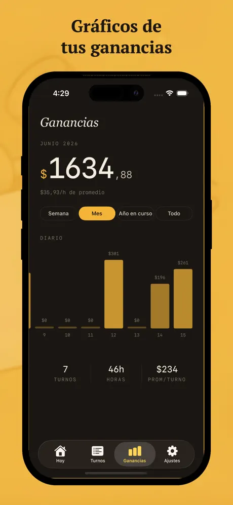 Tip Jar - Registro de Turnos screenshot 4