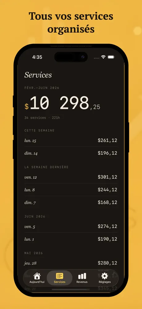 Tip Jar - Journal de Quarts screenshot 5