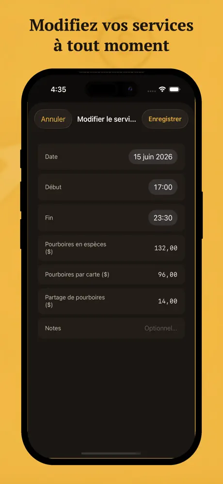 Tip Jar - Journal de Quarts screenshot 6