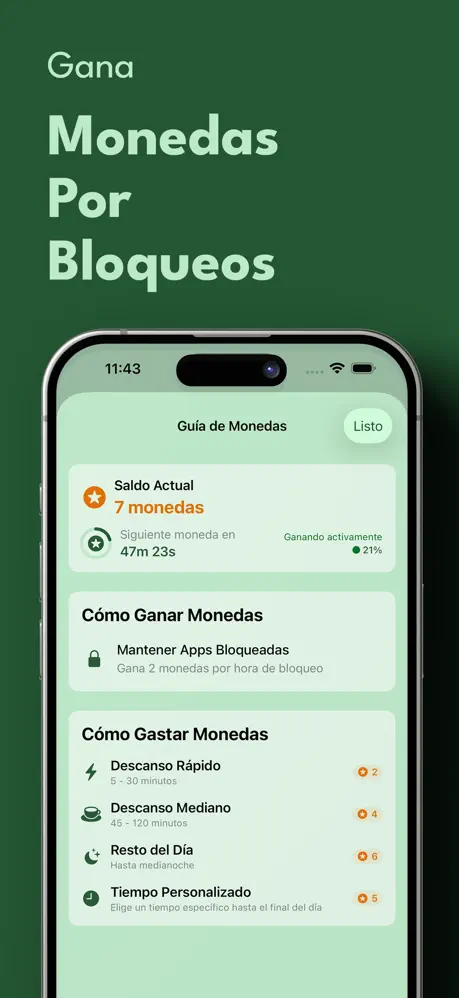 Touch Grass: Limitar Pantalla screenshot 5