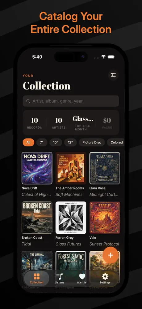 Vinyl Record Log screenshot 1