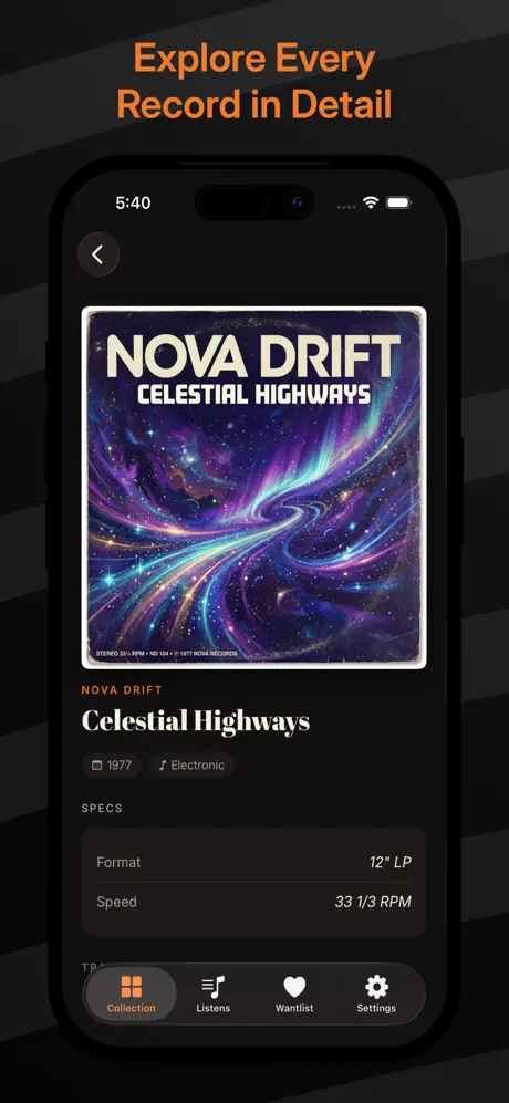 Vinyl Record Log screenshot 2