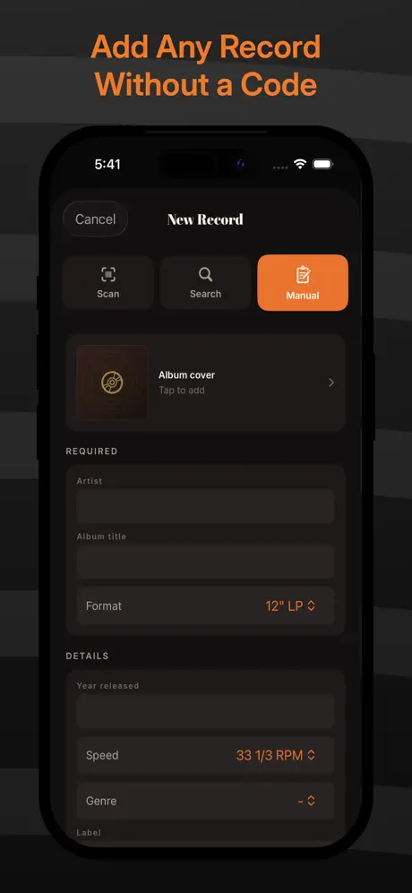 Vinyl Record Log screenshot 5