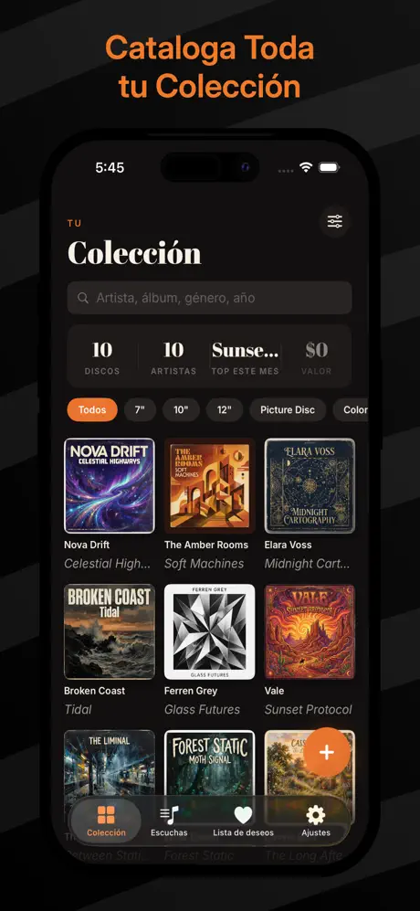 Vinyl Record Log screenshot 1