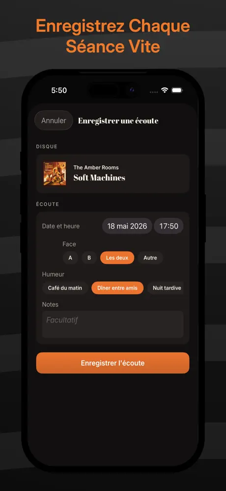 Vinyl Record Log screenshot 4